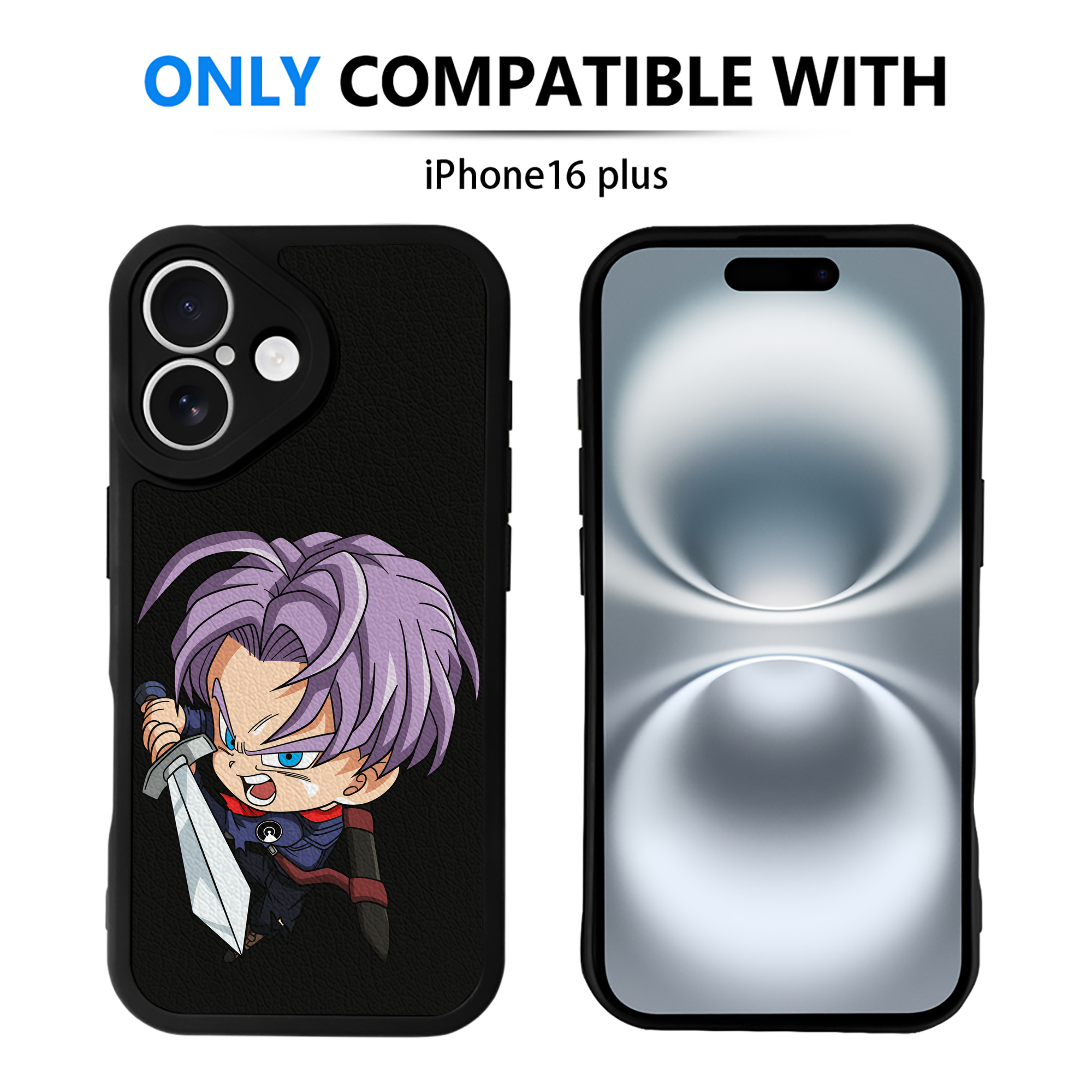 （画像用） ドラゴンボール DRAGON BALL 【iPhone 16シリーズ対応】シリコンスマホケース（レザー調） 材質：シリコン